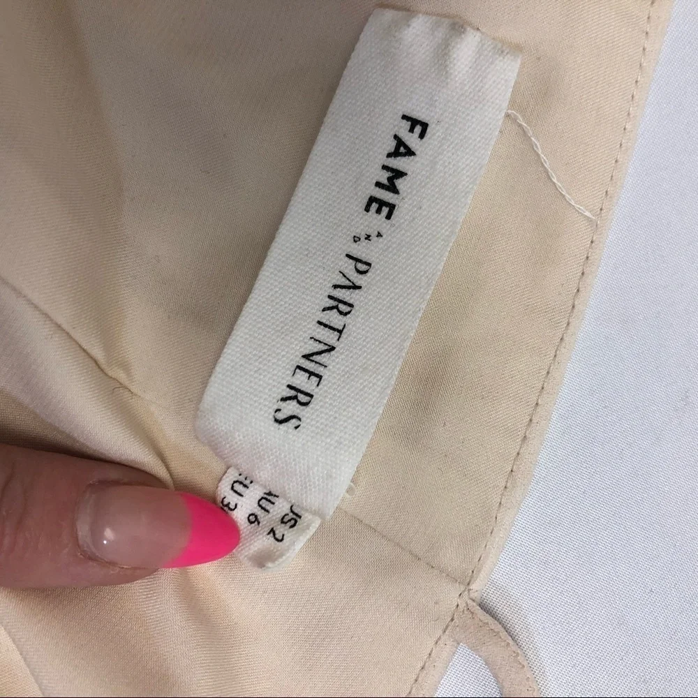 5/$20 FAME and‎ PARTNERS nude bodycon dress 2